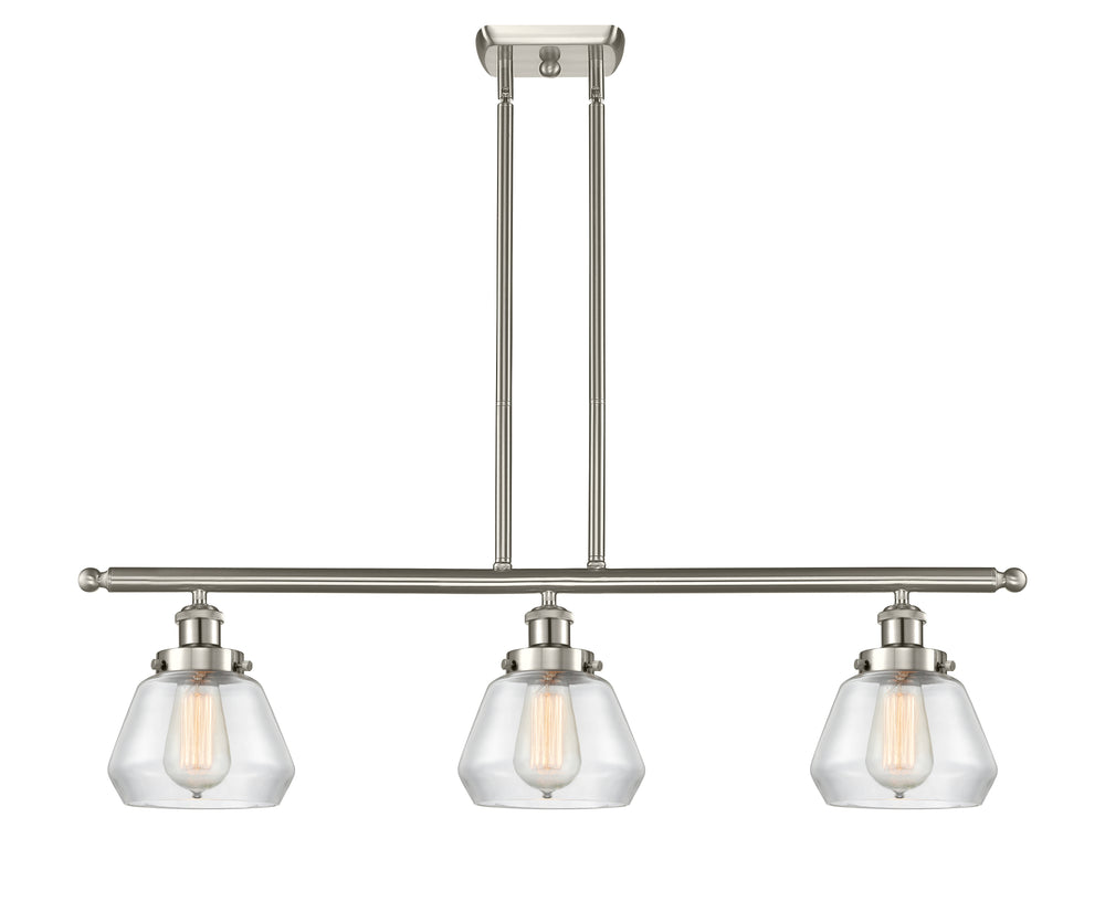Innovations Lighting Fulton 6" Island Light - Brushed Satin Nickel
