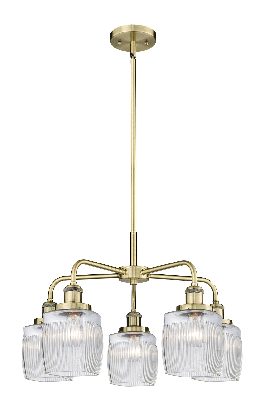 Innovations Lighting Colton Chandelier - Antique Brass