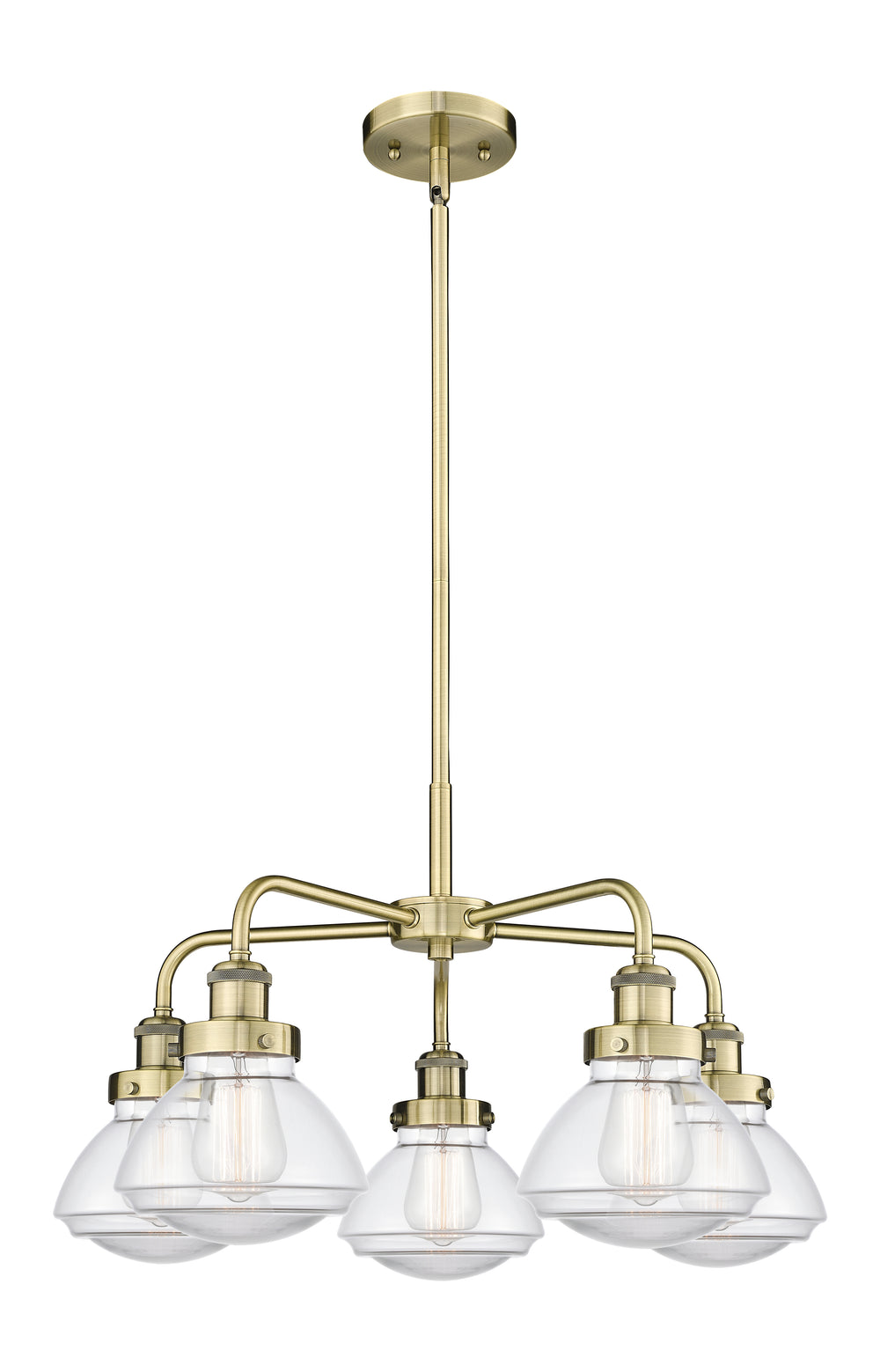 Innovations Lighting Olean Chandelier - Antique Brass