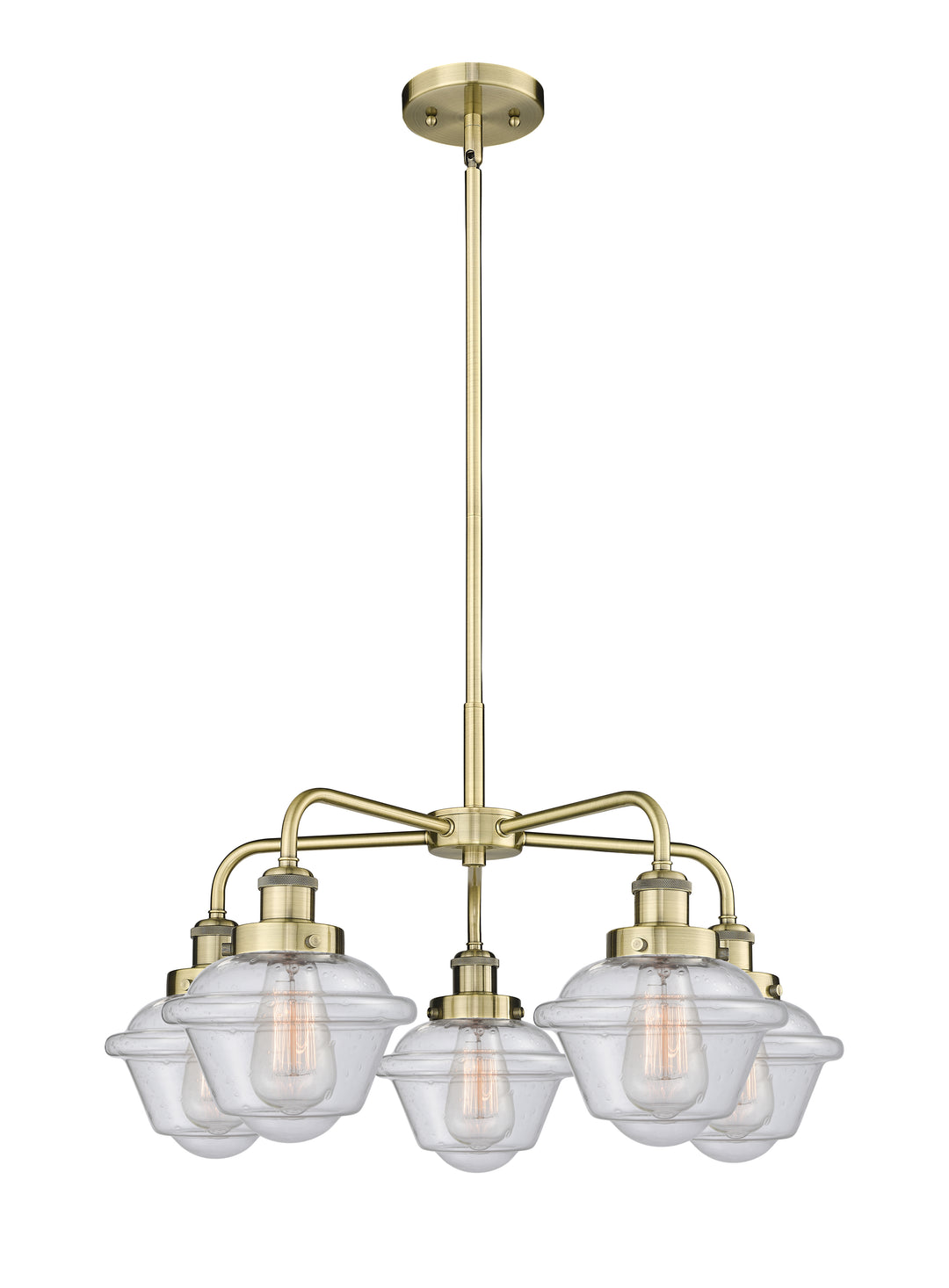 Innovations Lighting Oxford Chandelier - Antique Brass