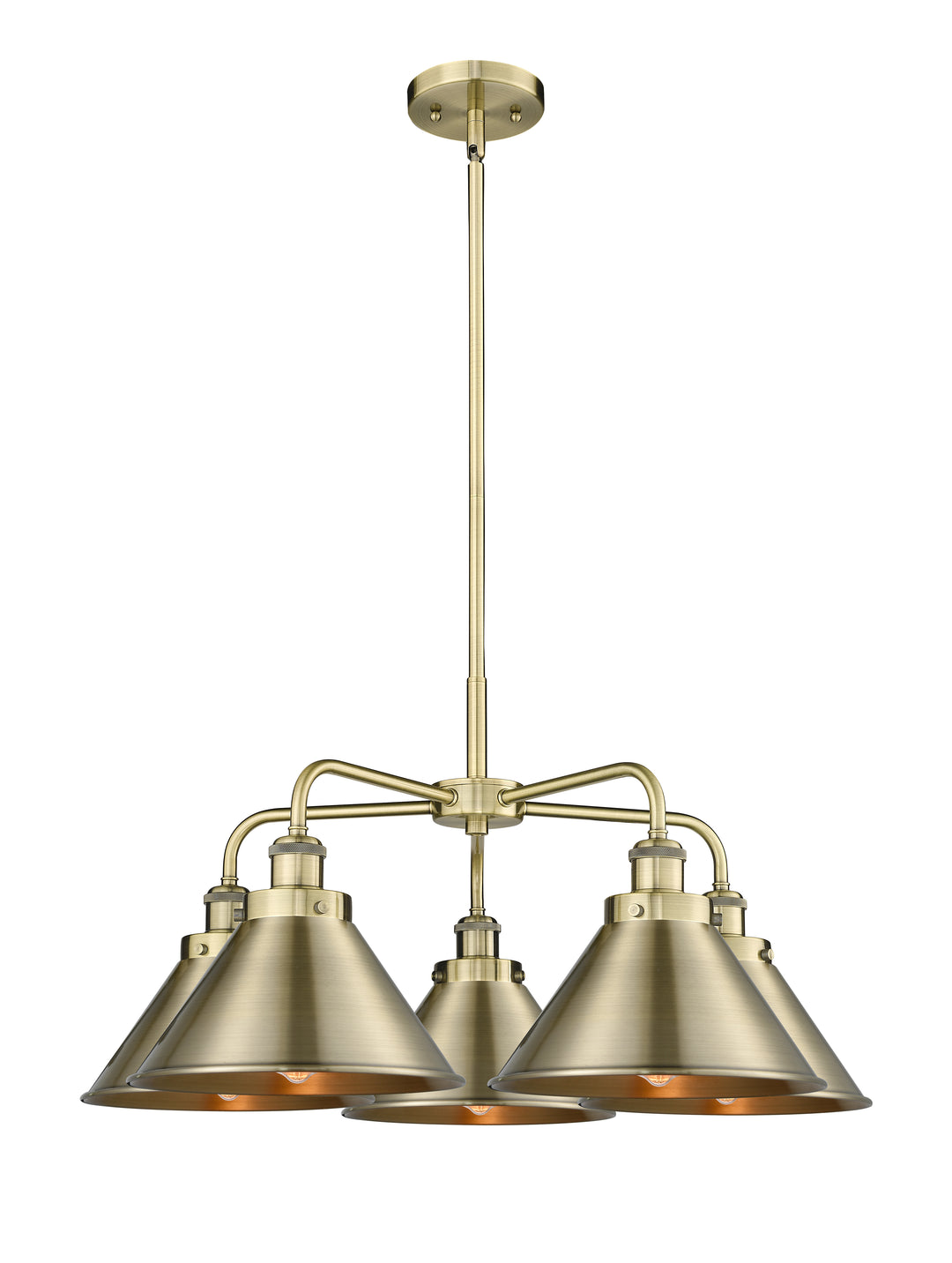 Innovations Lighting Briarcliff 10" Chandelier Chandeliers Innovations Lighting Antique Brass  