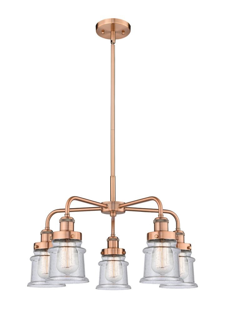 Innovations Lighting Canton Chandelier Chandeliers Innovations Lighting Antique Copper Seedy ; Glass Type: Seeded 