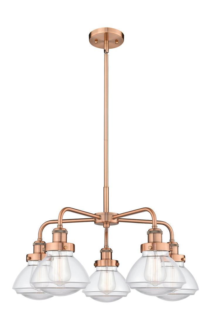 Innovations Lighting Olean Chandelier - Antique Copper