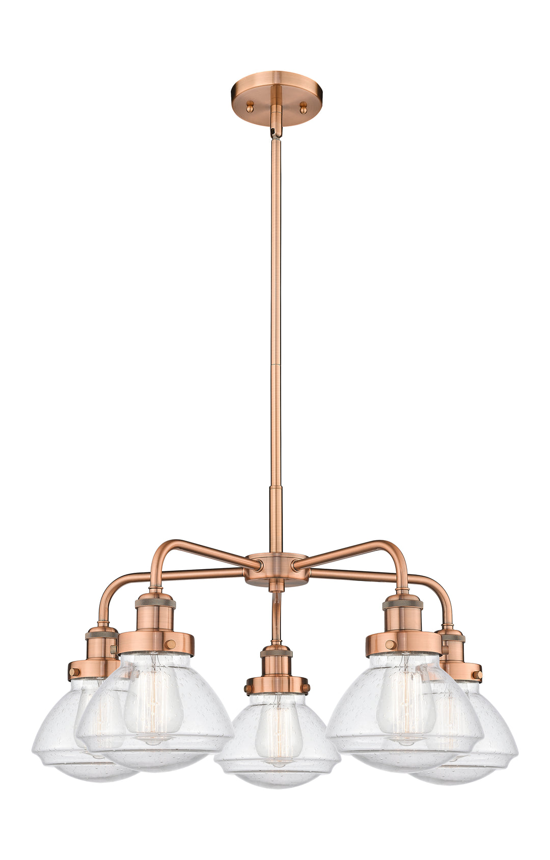 Innovations Lighting Olean Chandelier - Antique Copper