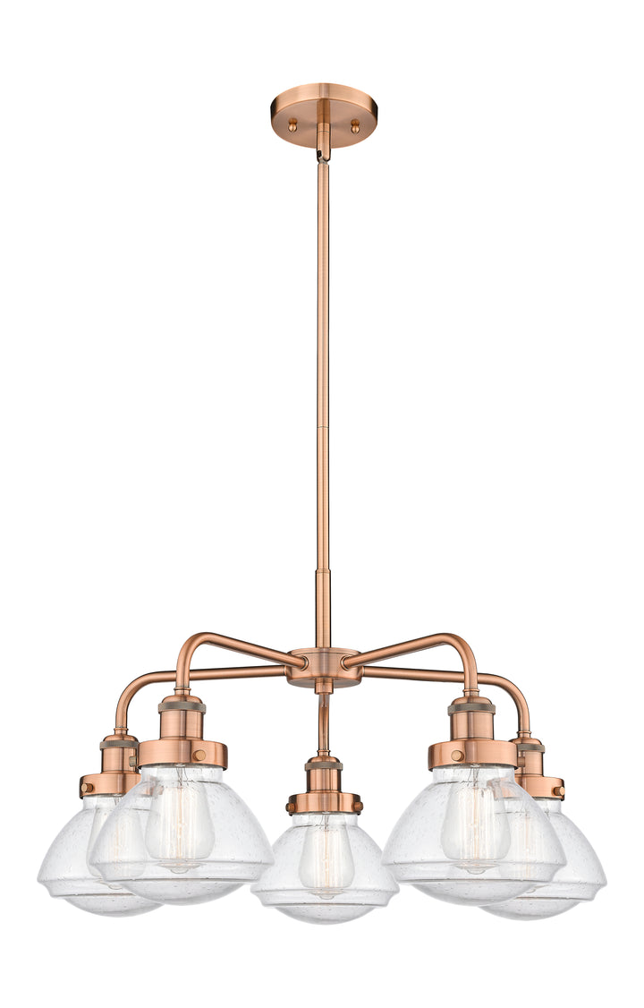 Innovations Lighting Olean Chandelier - Antique Copper