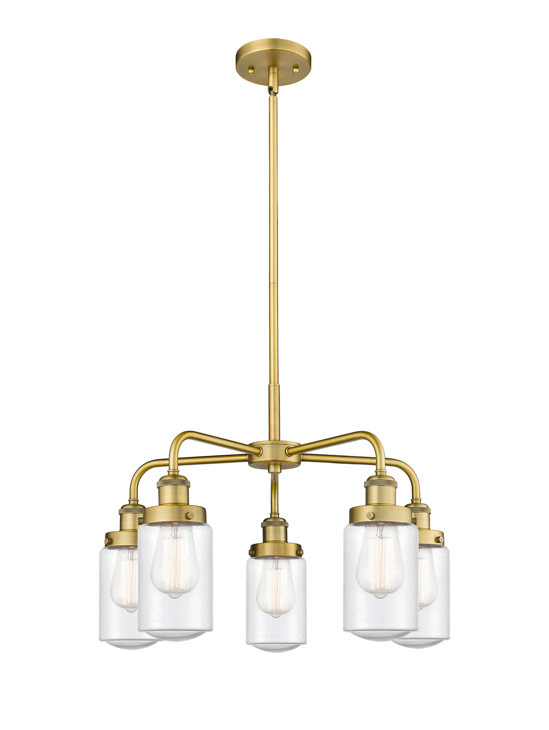 Innovations Lighting Dover Chandelier - Brushed Brass