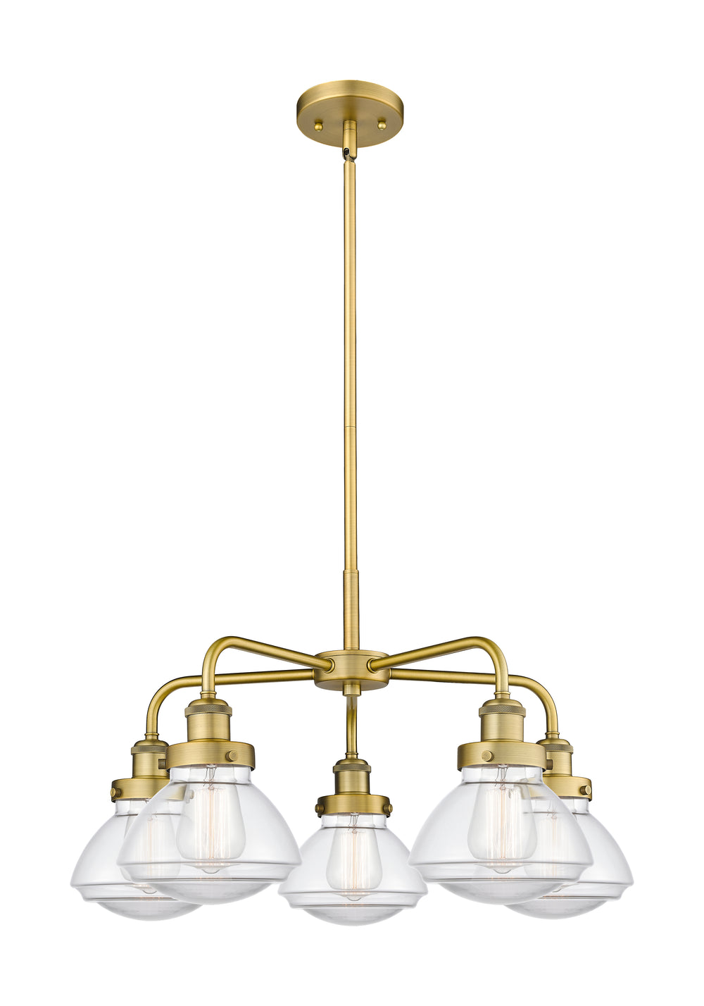 Innovations Lighting Olean Chandelier - Brushed Brass