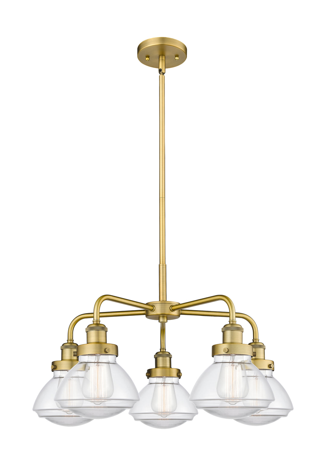 Innovations Lighting Olean Chandelier - Brushed Brass