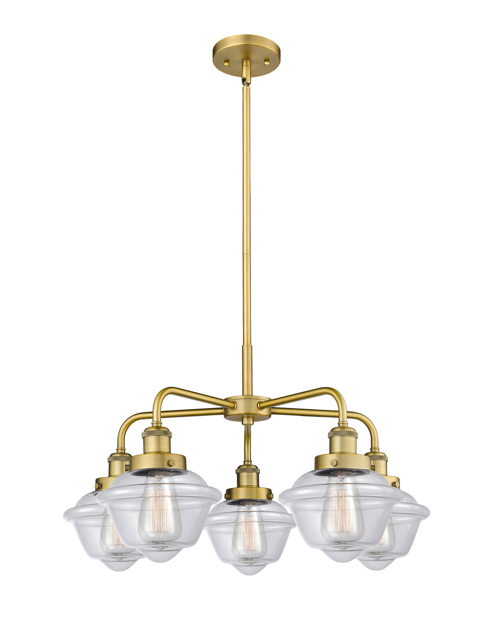 Innovations Lighting Oxford Chandelier - Brushed Brass