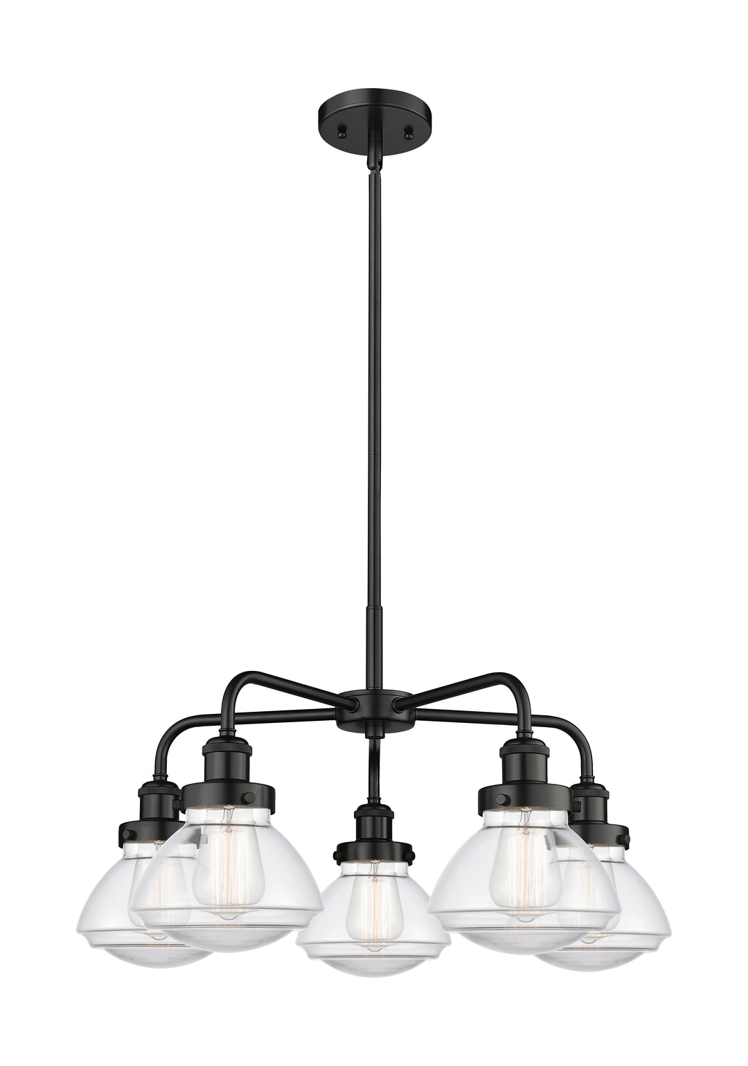 Innovations Lighting Olean Chandelier - Matte Black