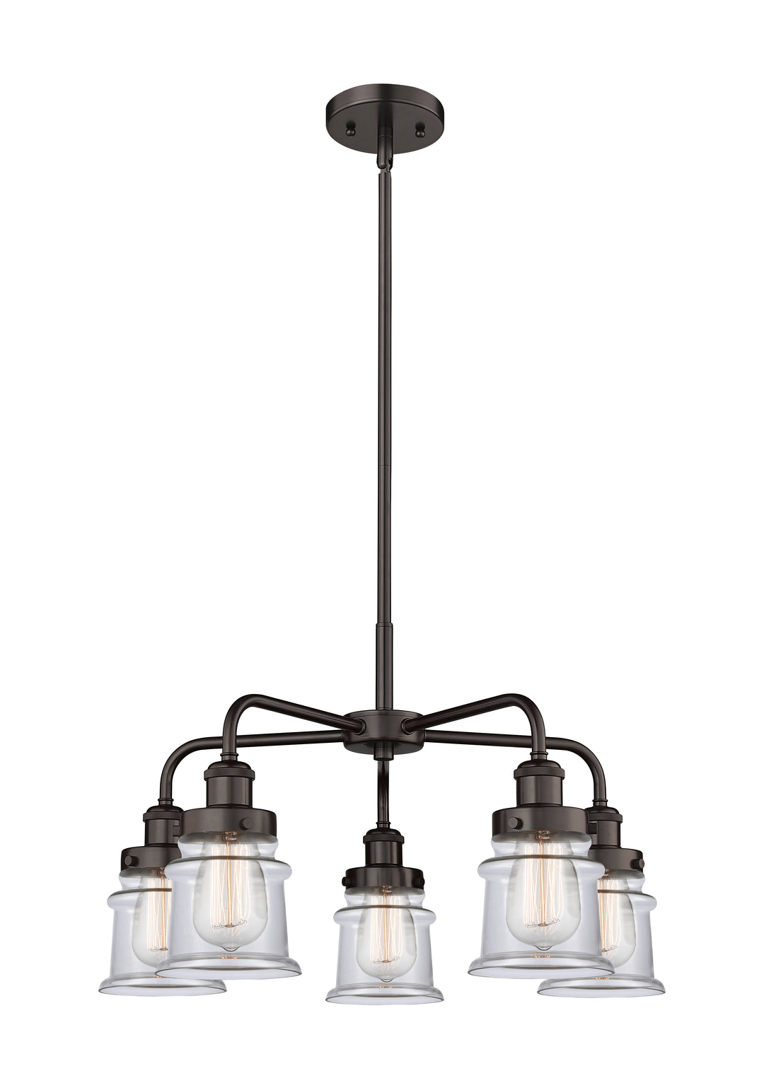 Innovations Lighting Canton Chandelier Chandeliers Innovations Lighting Oil Rubbed Bronze Clear ; Glass Type: Clear 