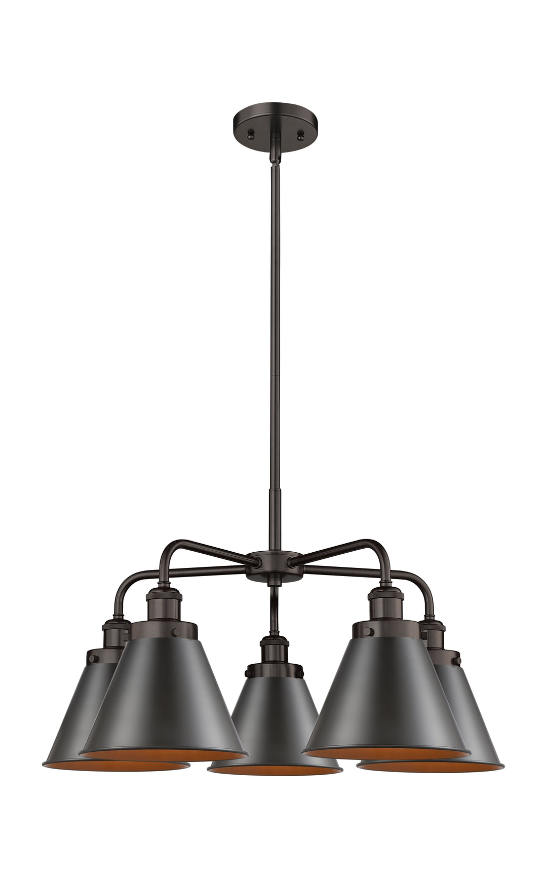 Innovations Lighting Appalachian 8" Chandelier Chandeliers Innovations Lighting Oil Rubbed Bronze  