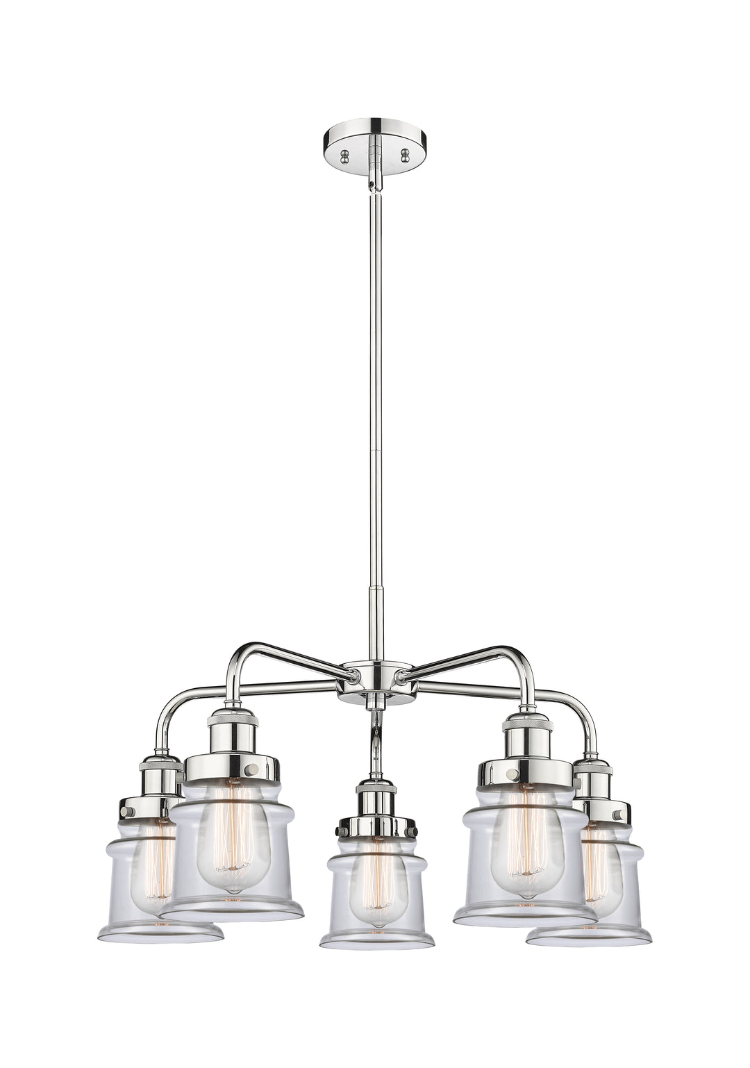 Innovations Lighting Canton Chandelier Chandeliers Innovations Lighting Polished Chrome Clear ; Glass Type: Clear 