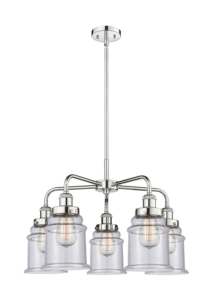 Innovations Lighting Canton 6" Chandelier Chandeliers Innovations Lighting Polished Chrome Seedy ; Glass Type: Seeded 