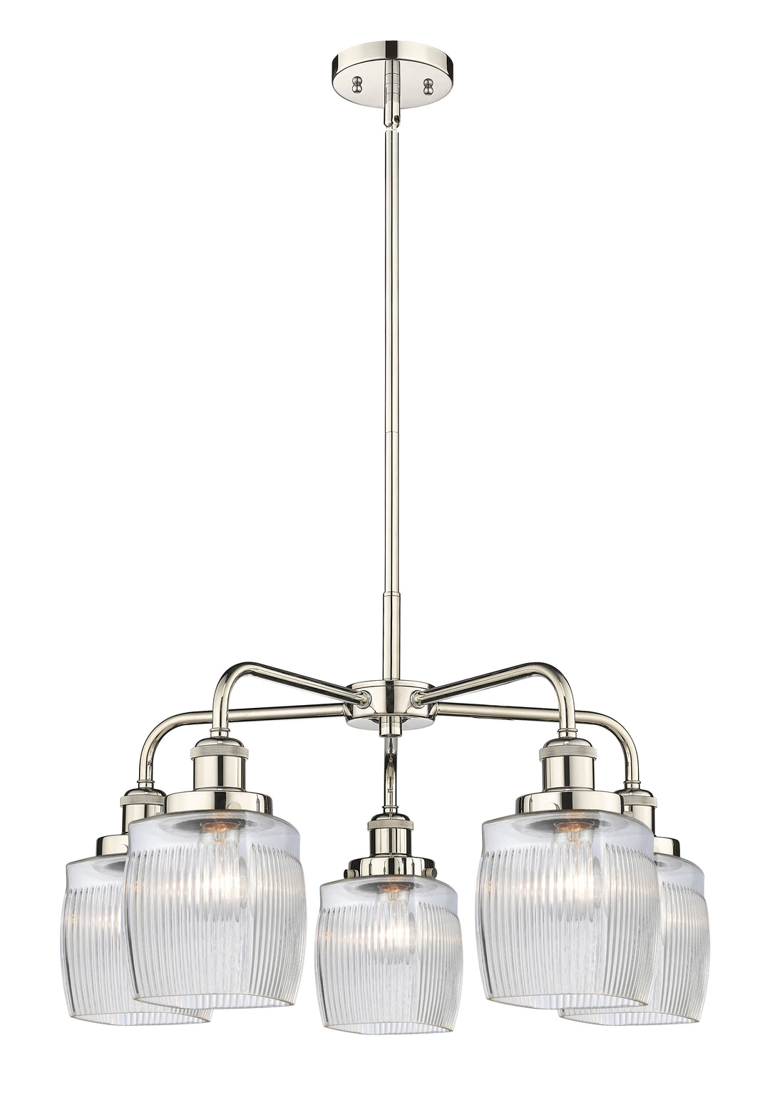 Innovations Lighting Colton Chandelier - Polished Nickel
