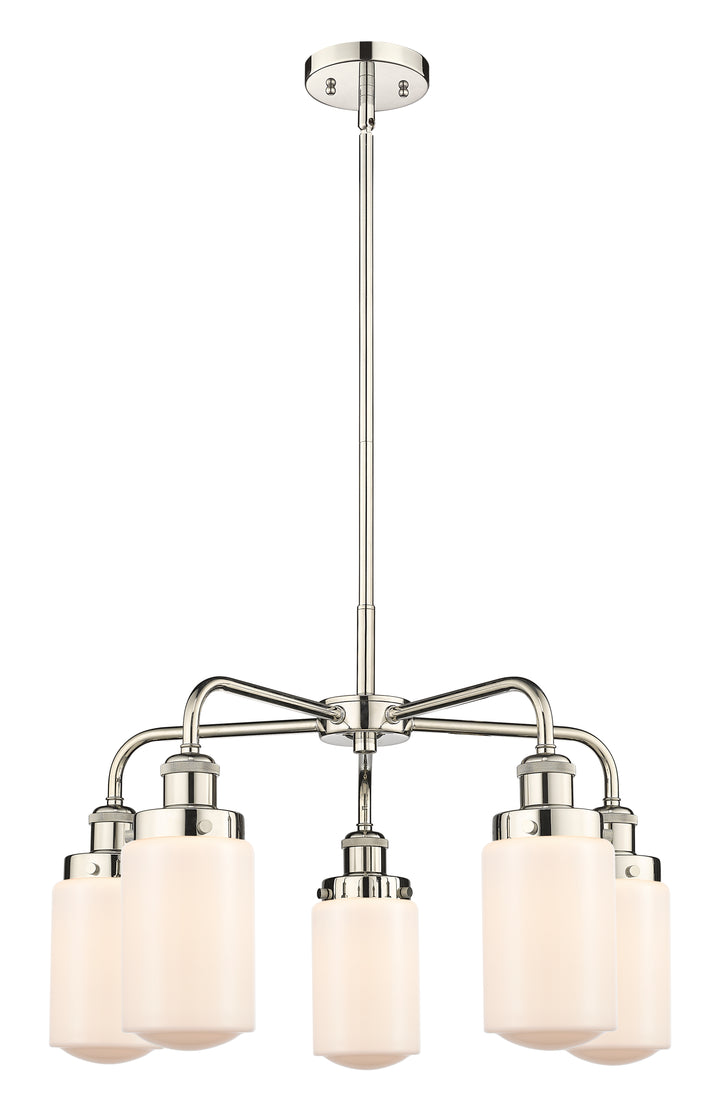 Innovations Lighting Dover Chandelier - Polished Nickel