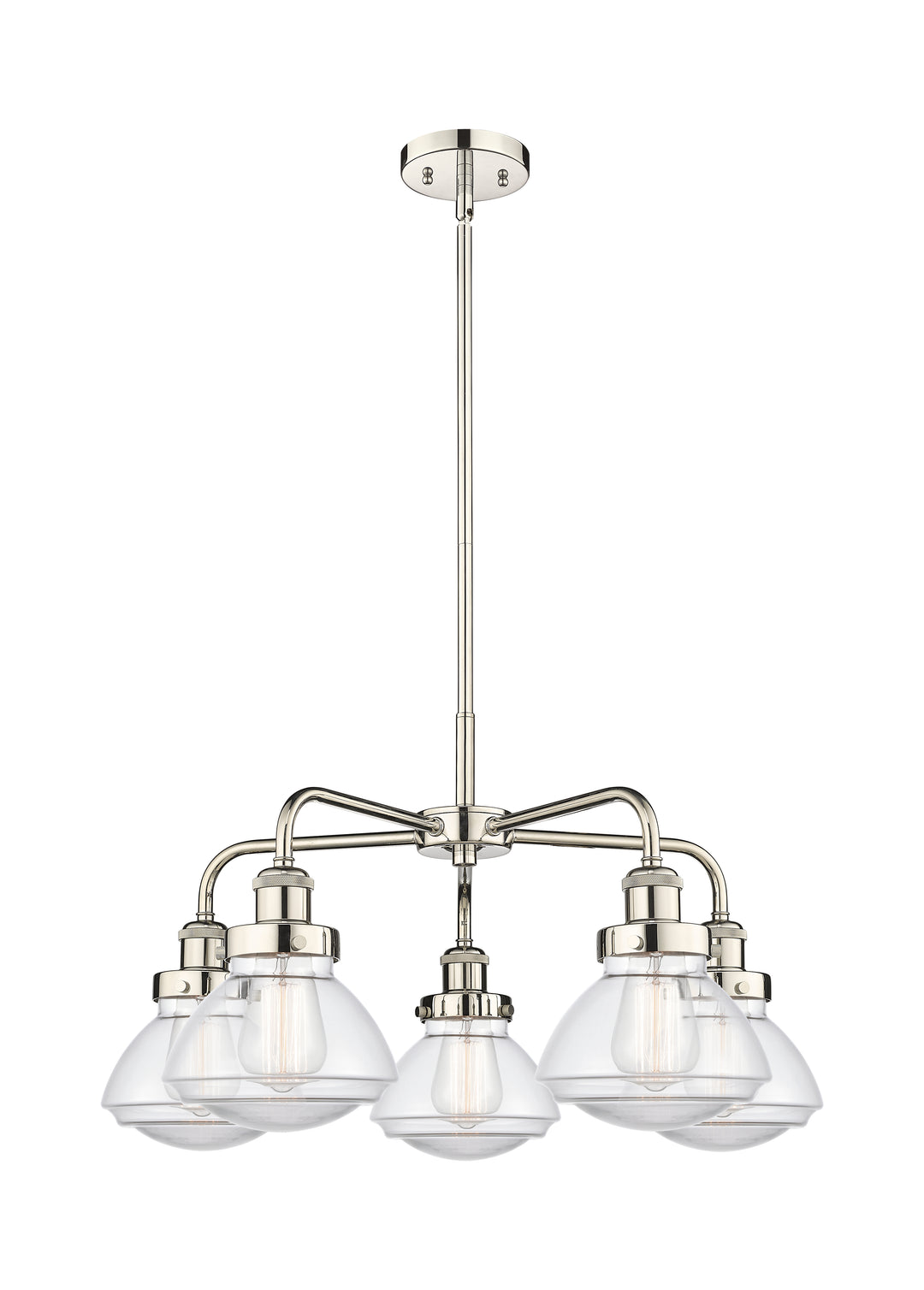 Innovations Lighting Olean Chandelier - Polished Nickel