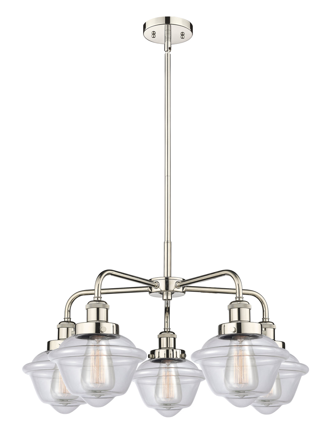 Innovations Lighting Oxford Chandelier - Polished Nickel