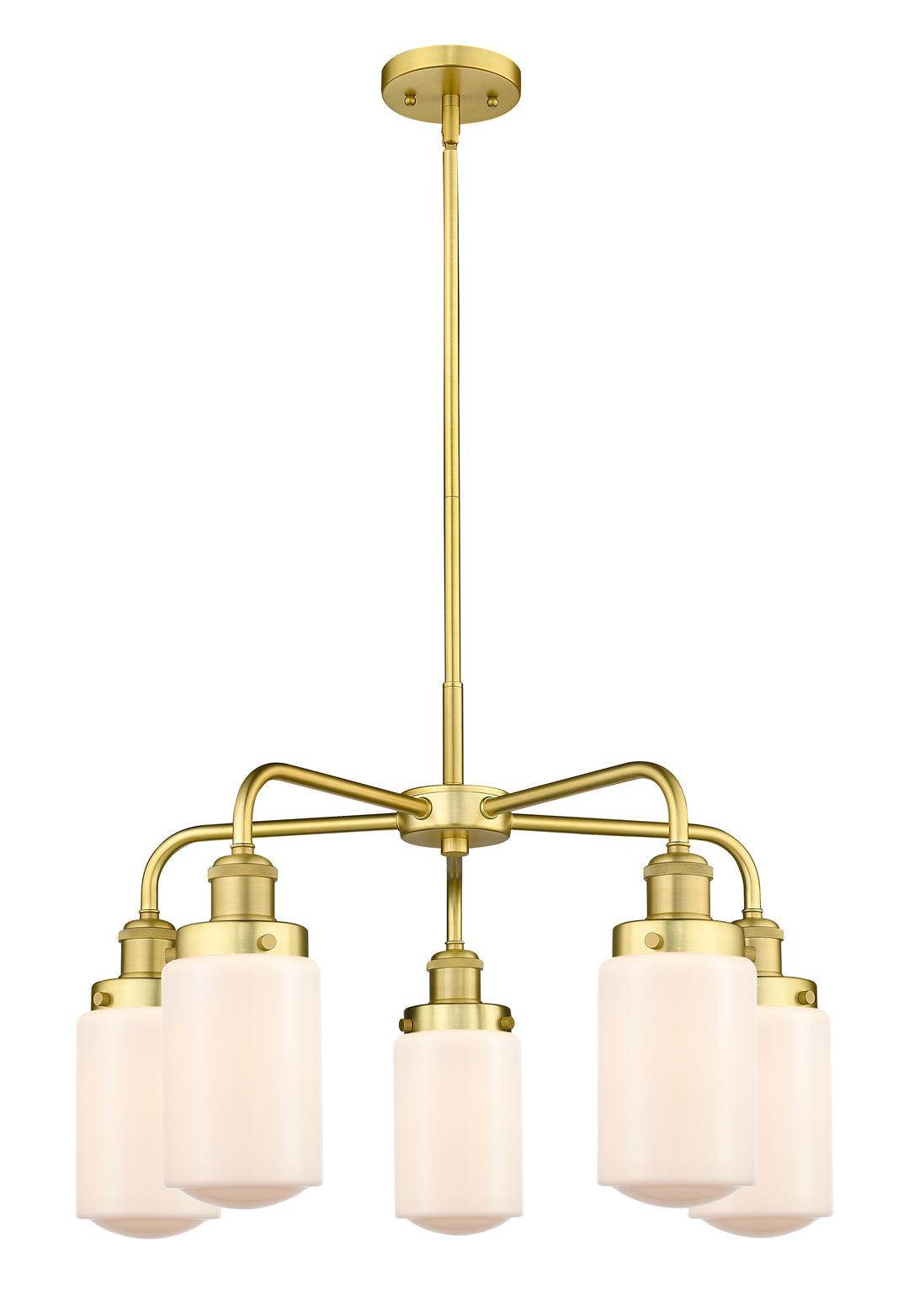 Innovations Lighting Dover Chandelier - Satin Gold