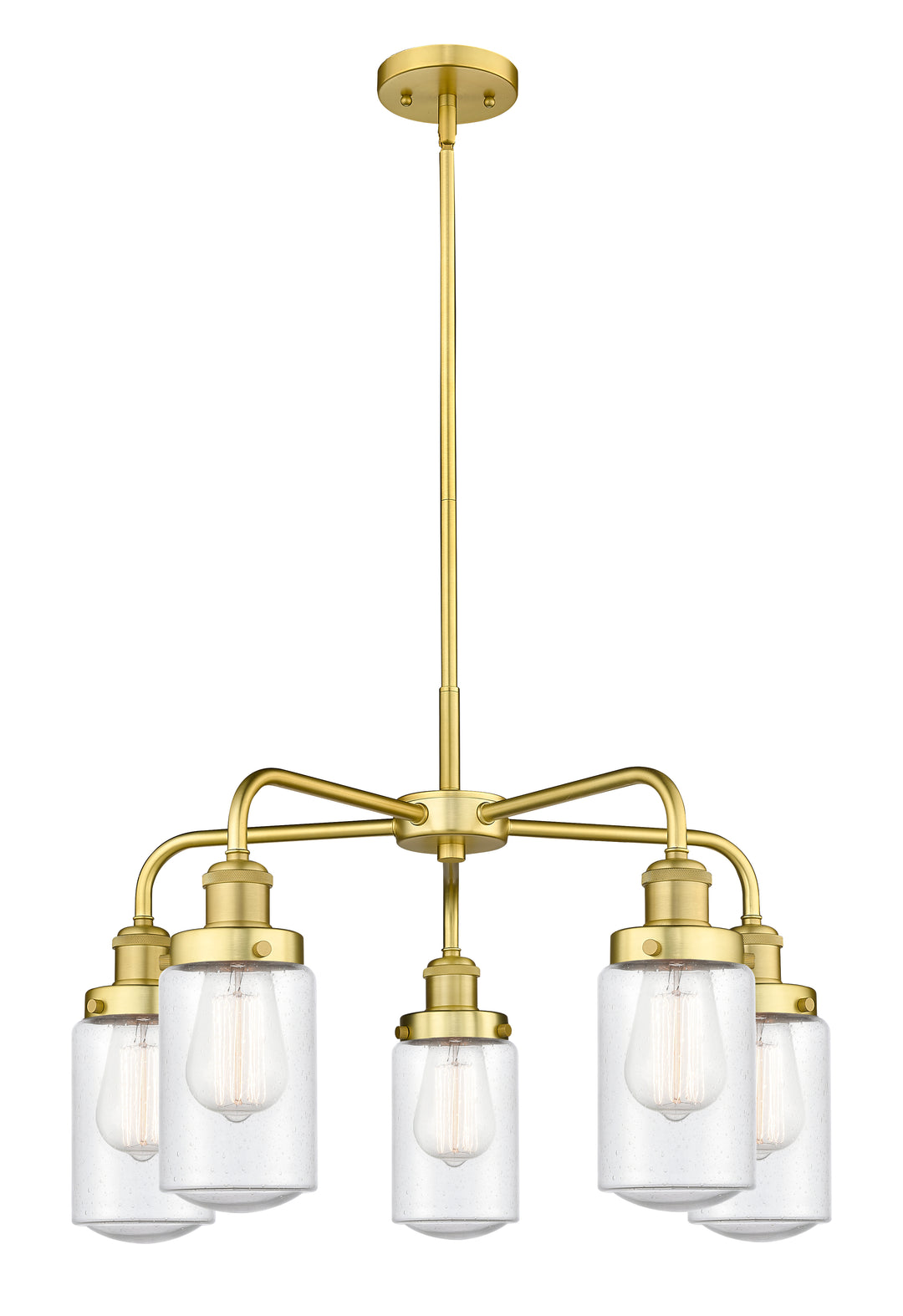 Innovations Lighting Dover Chandelier - Satin Gold