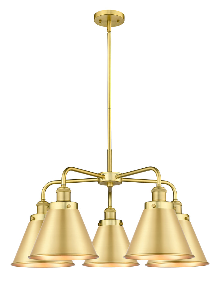 Innovations Lighting Appalachian 8" Chandelier Chandeliers Innovations Lighting Satin Gold  