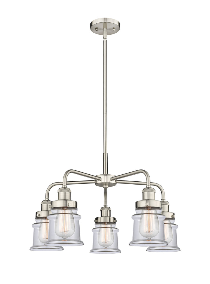 Innovations Lighting Canton Chandelier Chandeliers Innovations Lighting Satin Nickel Clear ; Glass Type: Clear 