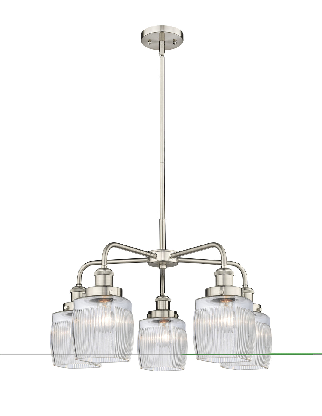 Innovations Lighting Colton Chandelier - Satin Nickel
