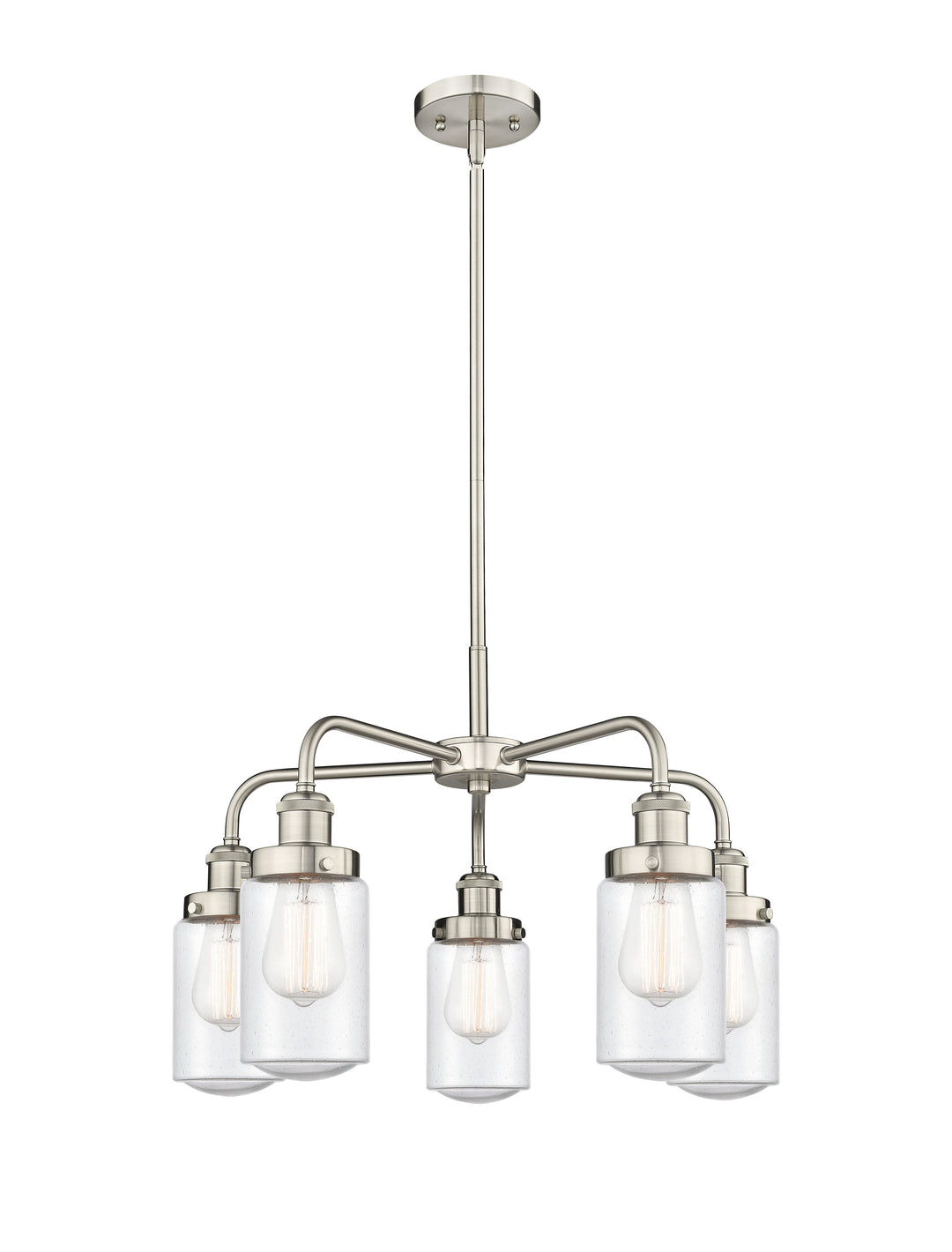 Innovations Lighting Dover Chandelier - Satin Nickel