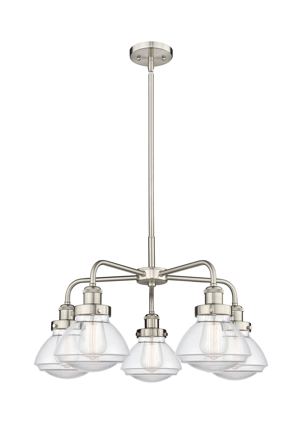 Innovations Lighting Olean Chandelier - Satin Nickel