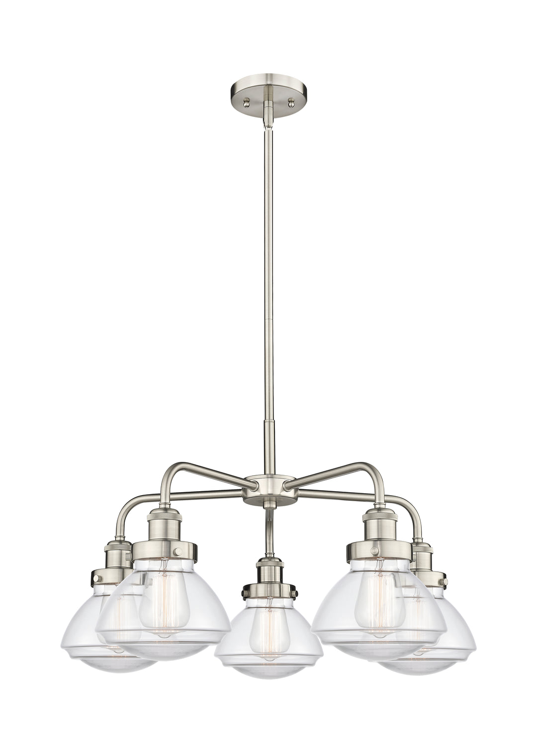 Innovations Lighting Olean Chandelier - Satin Nickel