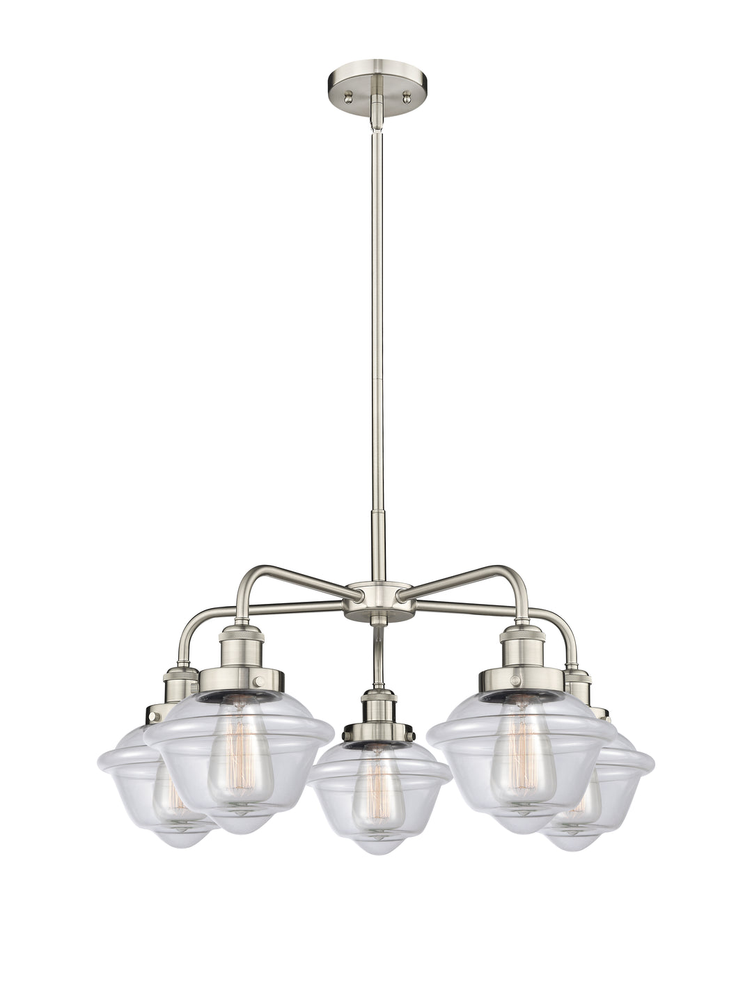 Innovations Lighting Oxford Chandelier - Satin Nickel