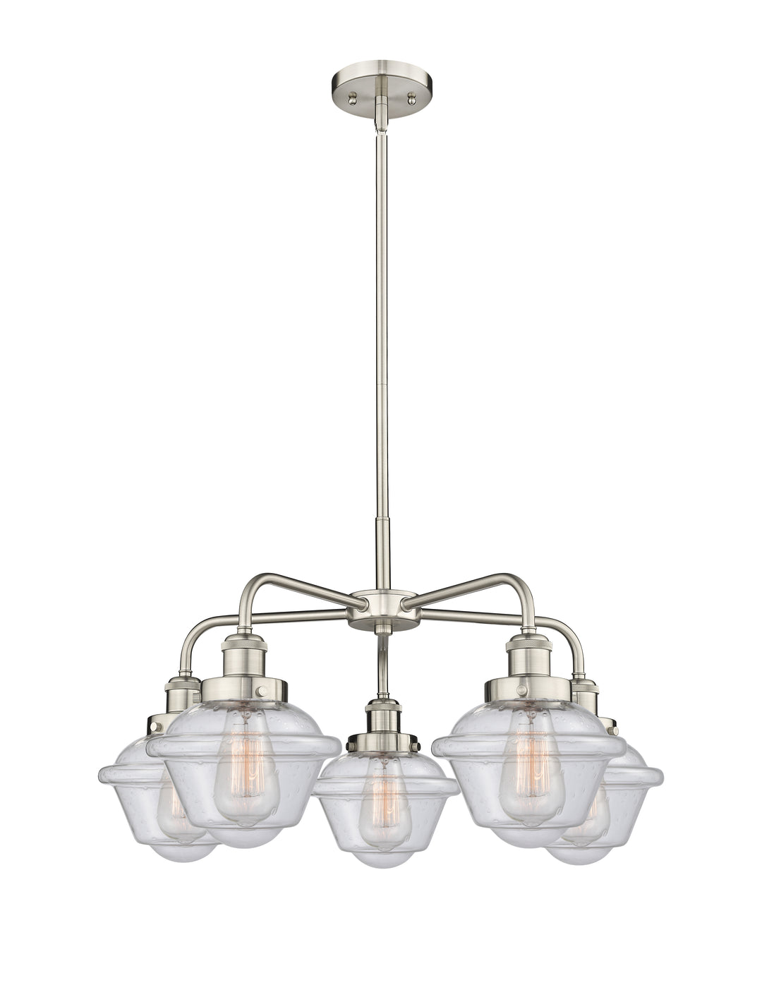 Innovations Lighting Oxford Chandelier - Satin Nickel