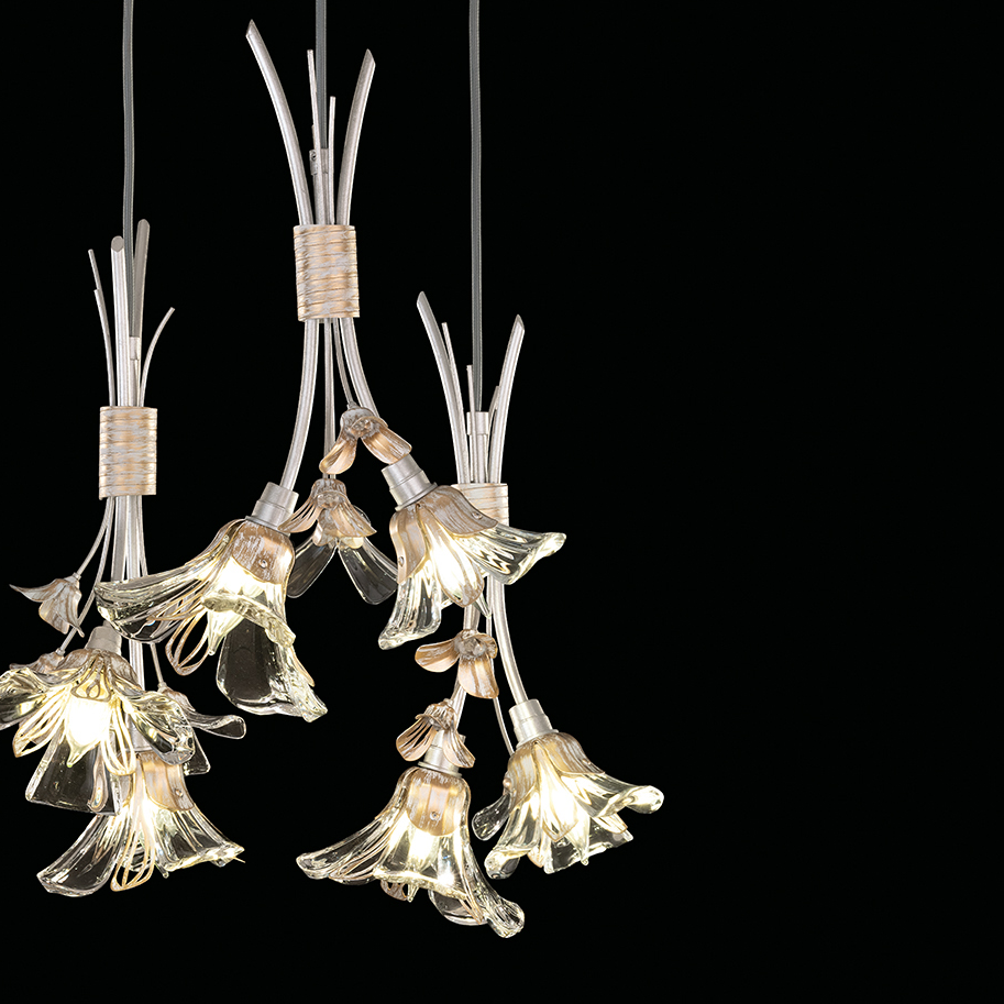Fine Art Handcrafted Lighting Azu 22"W Round Pendant (Model 916540)