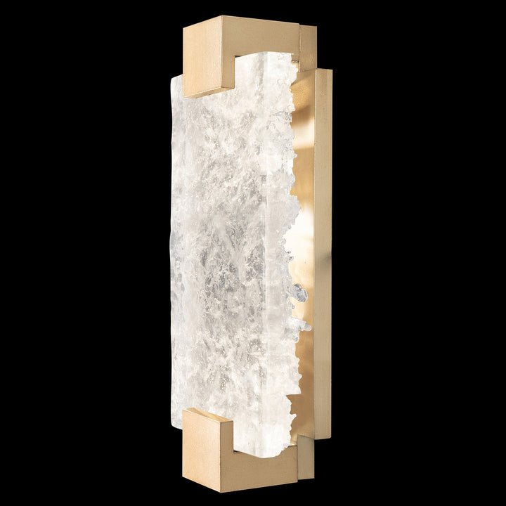 Fine Art Handcrafted Lighting Terra 15.75"H Sconce in Standard Soft Gold Leaf, Clear (896650-31ST)