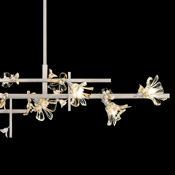 Fine Art Handcrafted Lighting Azu 65"W Linear Pendant (Model 918740)