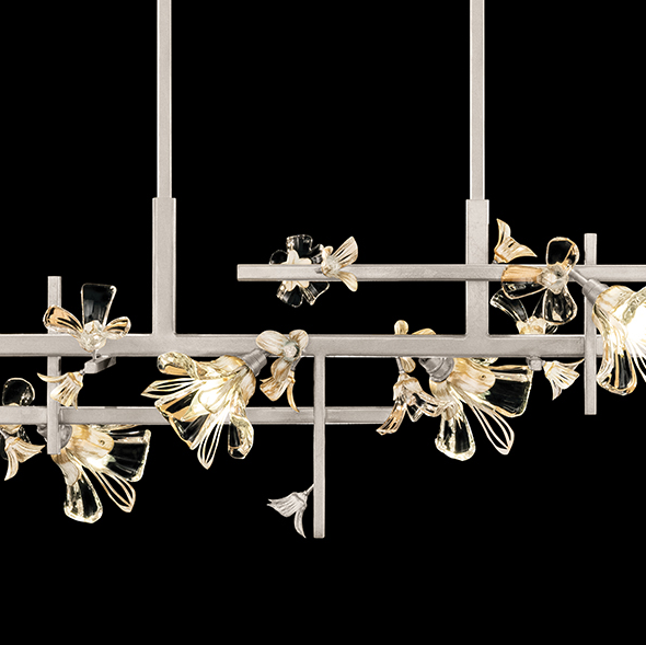 Fine Art Handcrafted Lighting Azu 65"W Linear Pendant (Model 918740)