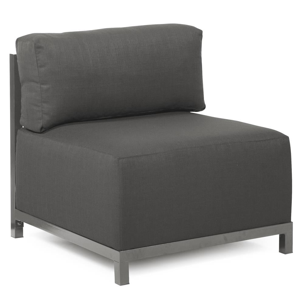 Howard Elliott Collection Axis Chair Sterling Charcoal Slipcover (Cover Only)