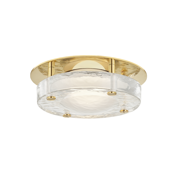 Hudson Valley Lighting Heath Flush Mount Ceiling Flush Mounts Hudson Valley Lighting Aged Brass  