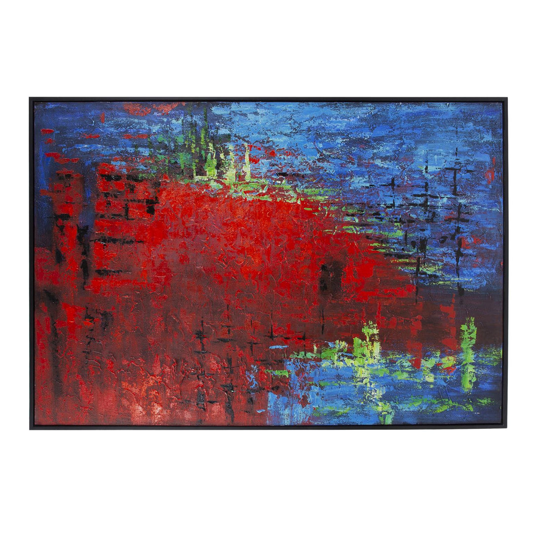 Howard Elliott Collection Corner Abstract Hand Painted Original Art