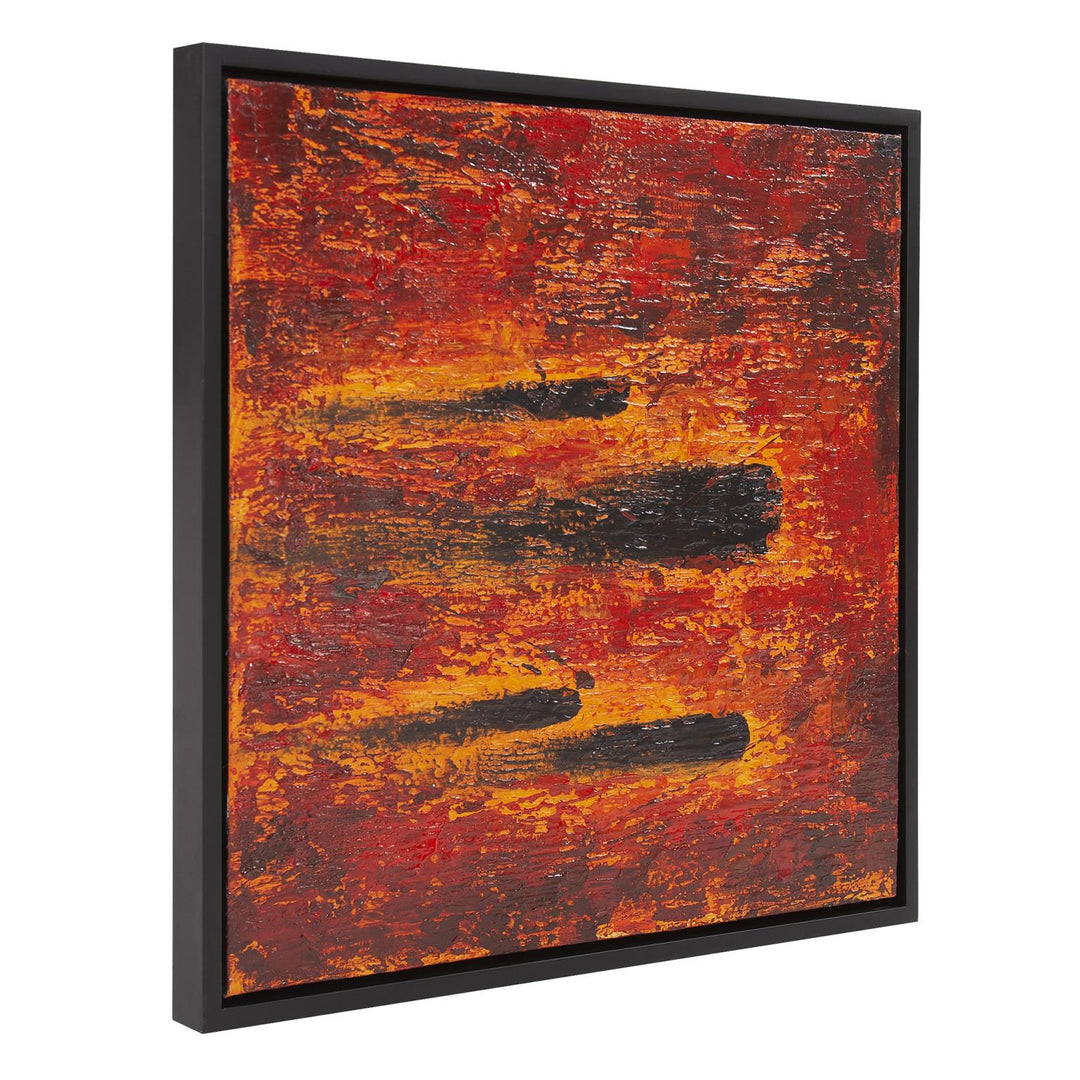 Howard Elliott Collection Comet Red Flare Hand Painted Original Art