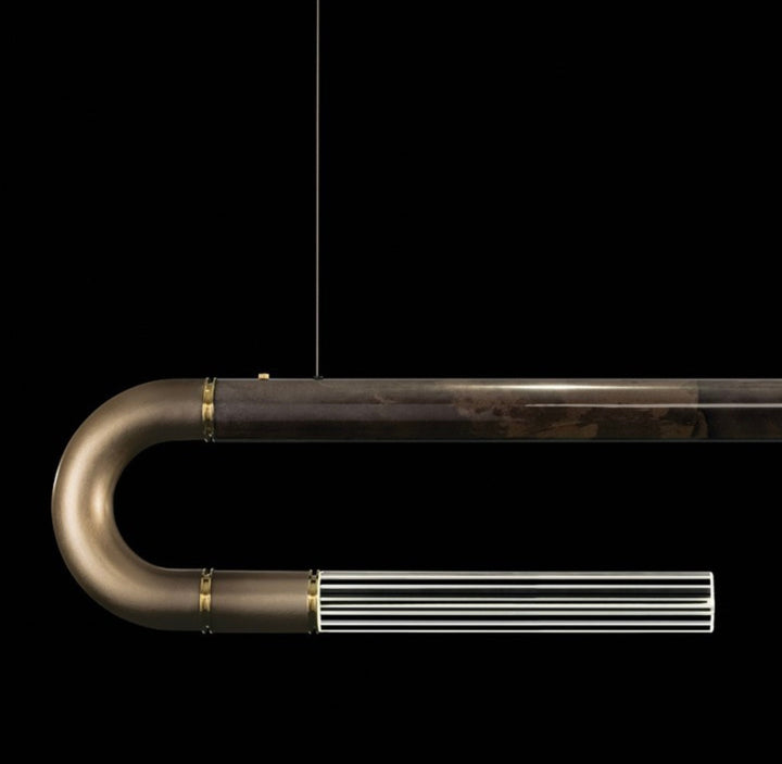 Fine Art Handcrafted Lighting Antonia 52"W Linear Pendant (Model 924140)
