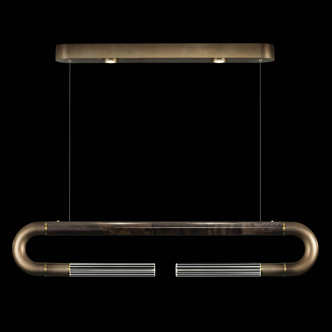 Fine Art Handcrafted Lighting Antonia 52"W Linear Pendant (Model 924140)
