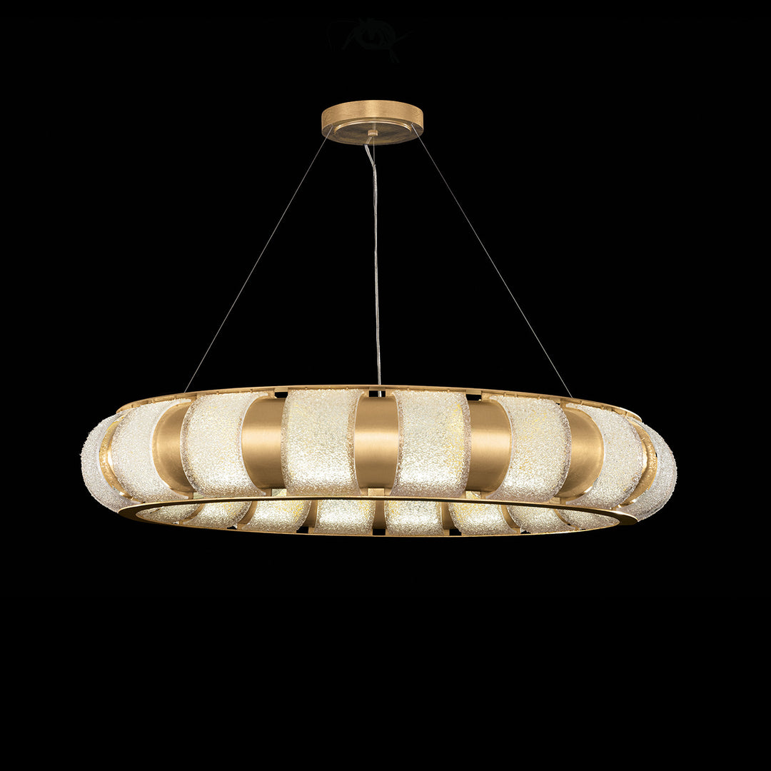 Fine Art Handcrafted Lighting Bond 45"W Round Pendant (Model 925740)