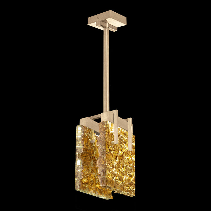 Fine Art Handcrafted Lighting Terra 7.75"W Rectangular Pendant 930240 (Model 930240)