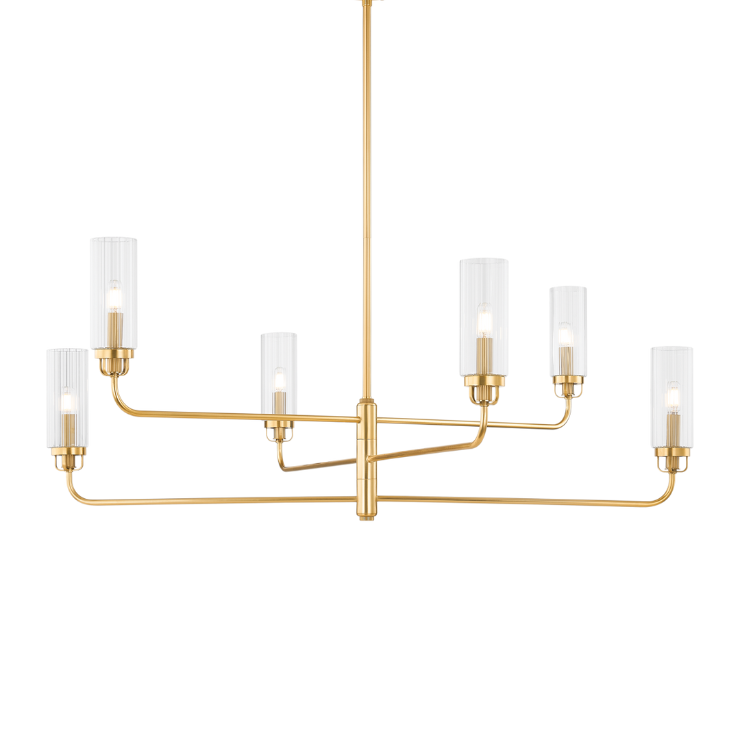 Hudson Valley Lighting HALIFAX Chandelier Chandeliers Hudson Valley Lighting Aged Brass  