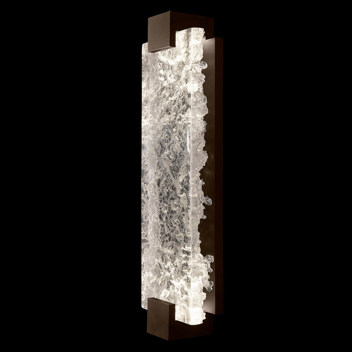 Fine Art Handcrafted Lighting Terra 21.75"H Sconce in Bronze, Clear (896750-41ST)