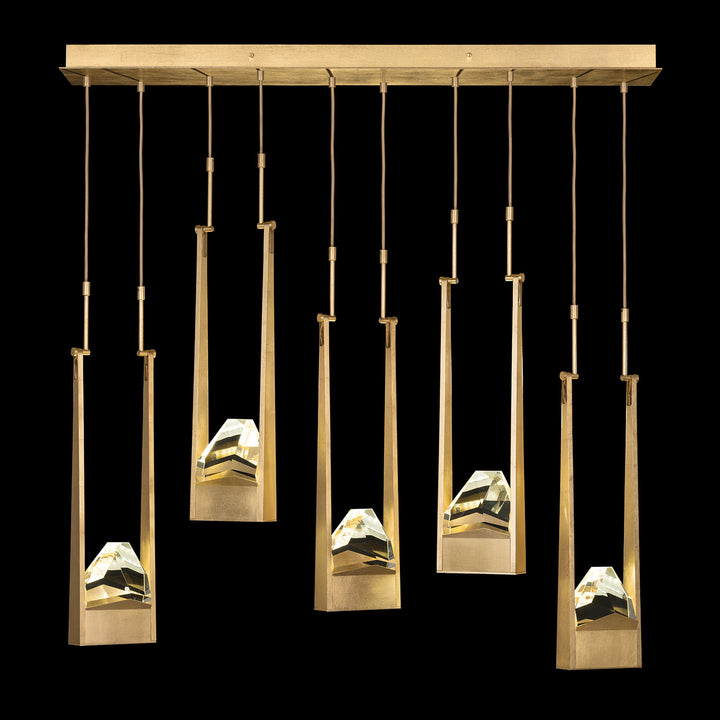 Fine Art Handcrafted Lighting Strata 50"W Linear Pendant (Model 932140)