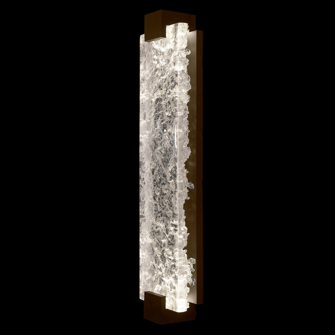 Fine Art Handcrafted Lighting Terra 27.75"H Sconce in Bronze, Clear (896850-41ST)