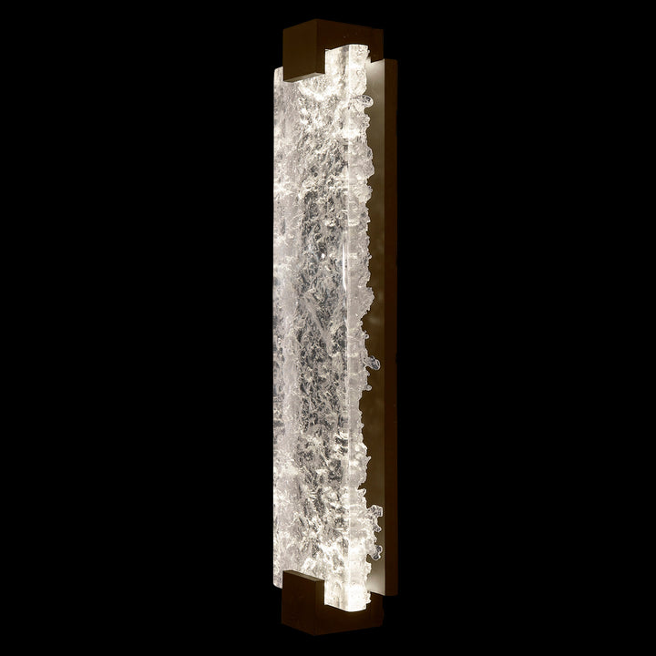 Fine Art Handcrafted Lighting Terra 27.75"H Sconce in Bronze, Clear (896850-41ST)