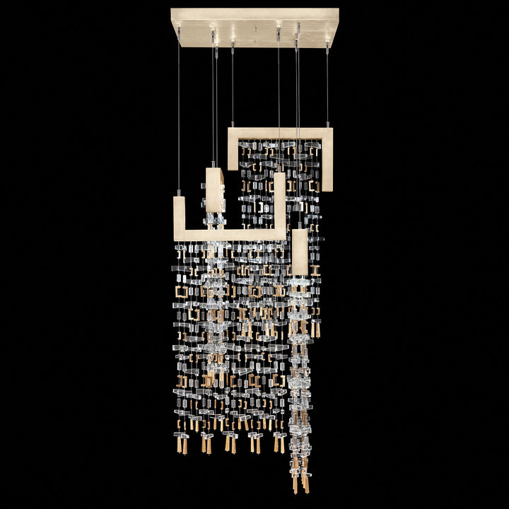 Fine Art Handcrafted Lighting Capri 22"W Square Pendant (Model 950740)